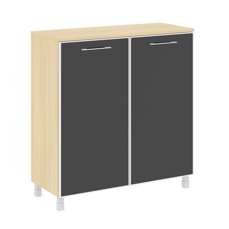Ялта Шкаф квадратный LT.SD-1.4 R black Акация Лорка/Стекло Black 1098*452*1168