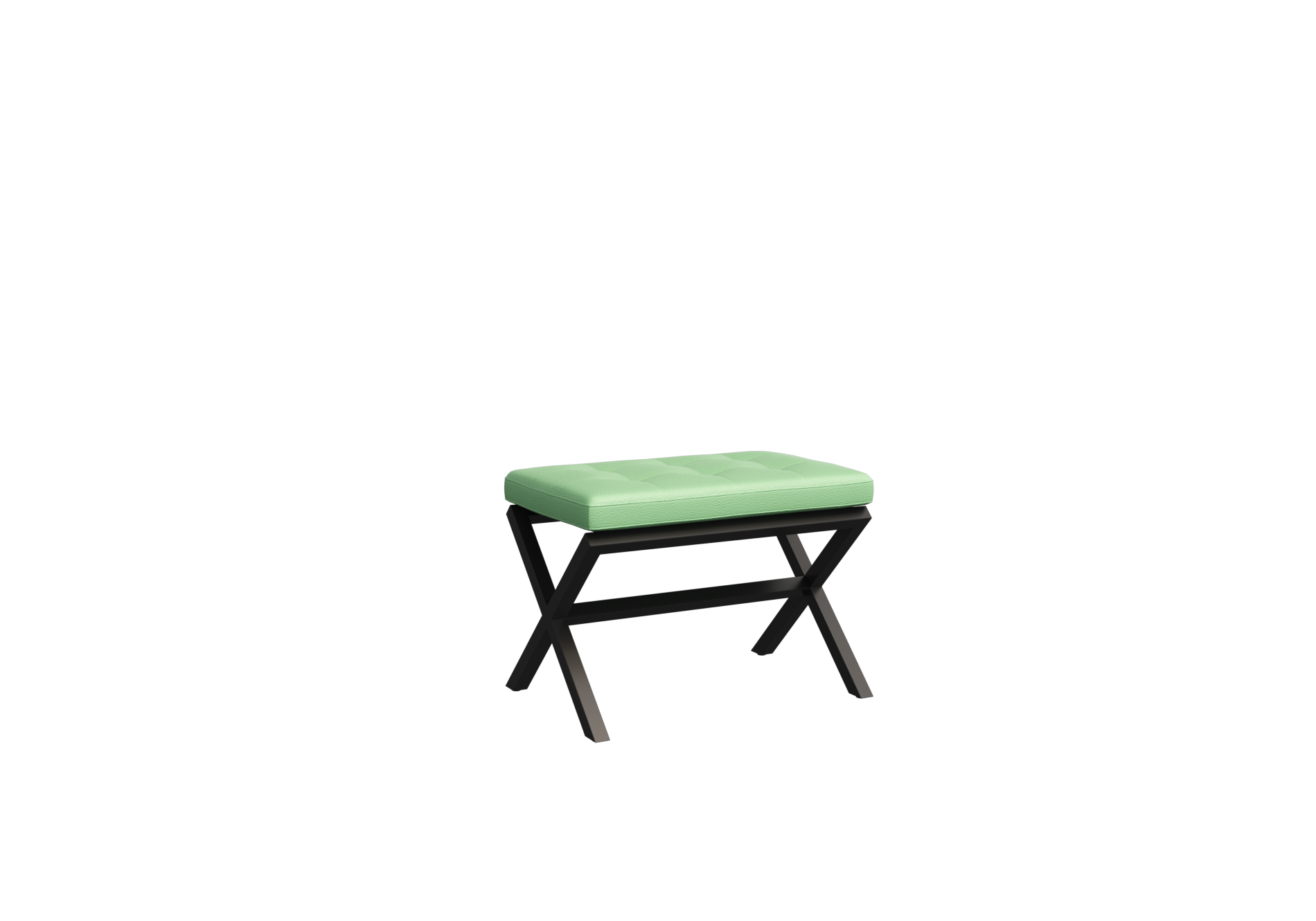 Некст Банкетка одноместная NLT.L-1 Kanzas 20/Металл Антрацит 650*380*480