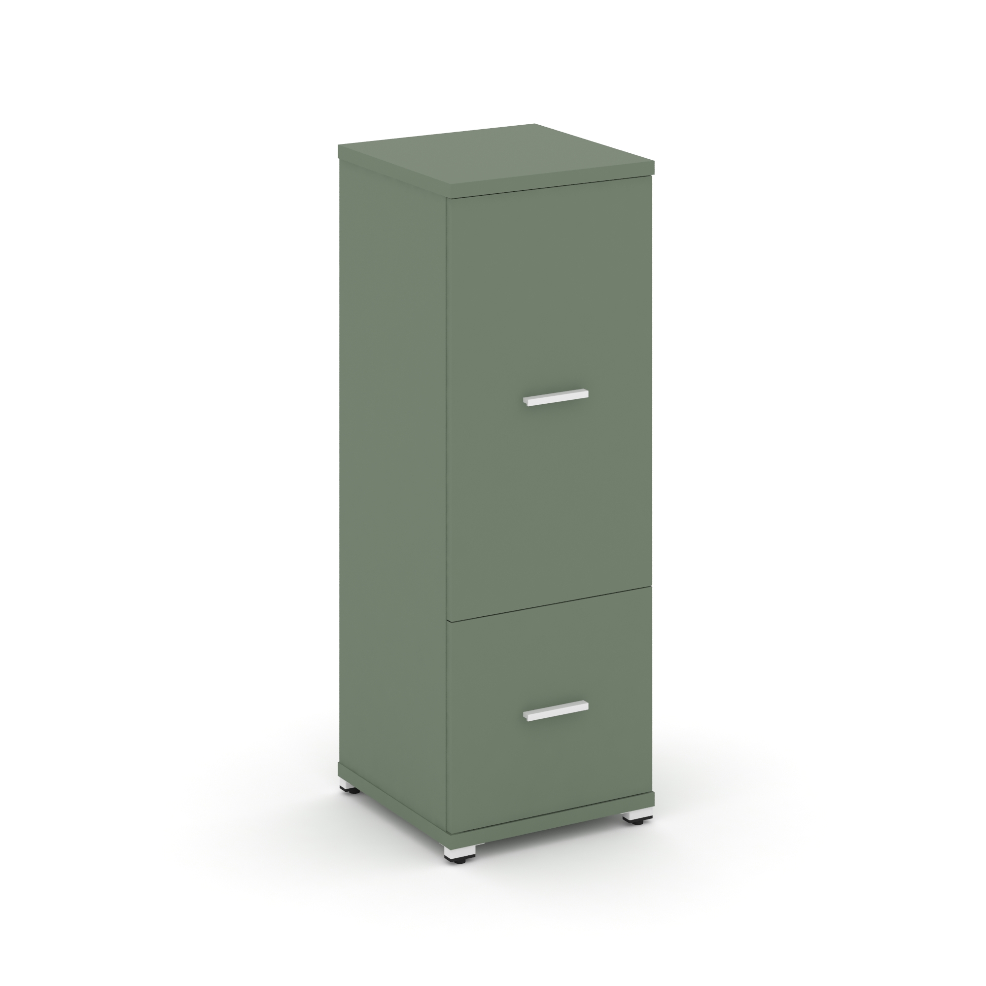 Концепт Шкаф 1 узкая секция, 3 ниши CN.STU-312 W Кобо/Металл Белый 420*420*1186